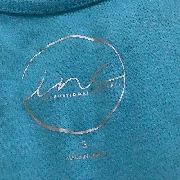 Blue rhinestone summer beach top - Picture 5 of 5